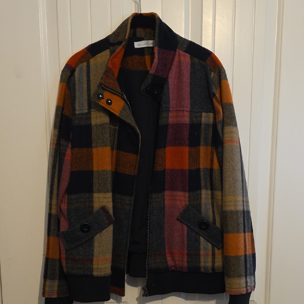 KEREN hart Colorful Plaid Jacket